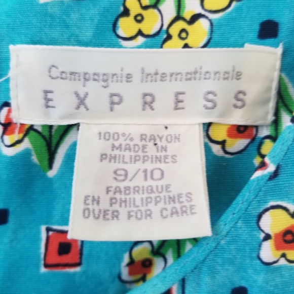 Compagnie Int'l Express Floral Sleeveless Romper - Picture 2 of 6
